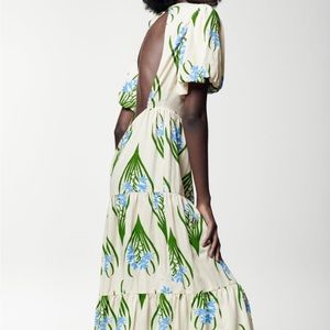Zara long printed dress